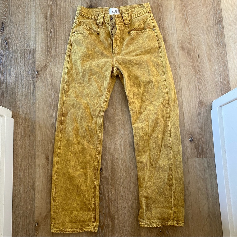 BDG Mustard Washed Pants